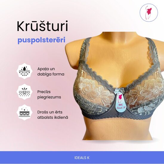 Puspolsterēts krūšturis30